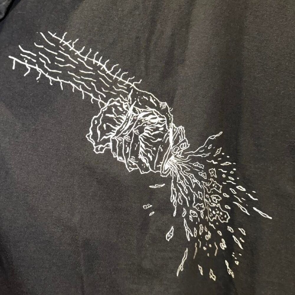 Nike Men's Black and White T-shirt